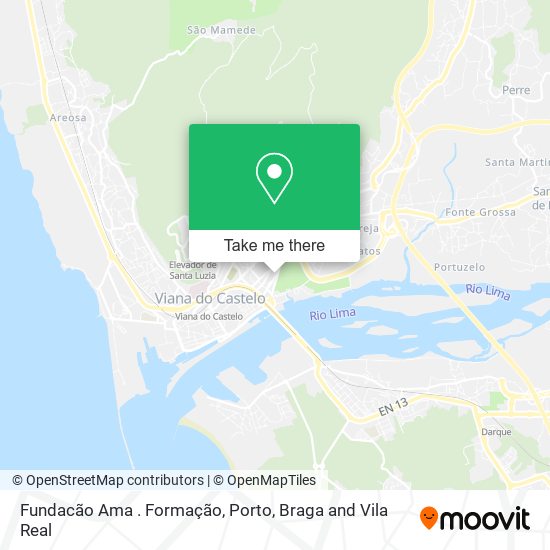 Fundacão Ama . Formação map