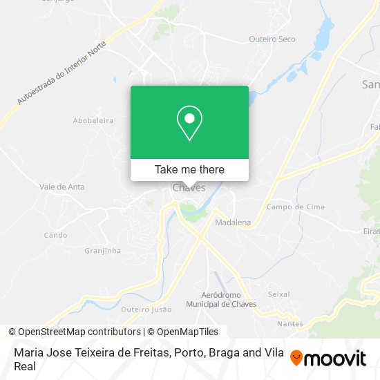 Maria Jose Teixeira de Freitas mapa