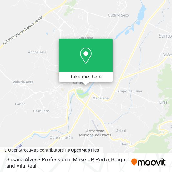 Susana Alves - Professional Make UP map