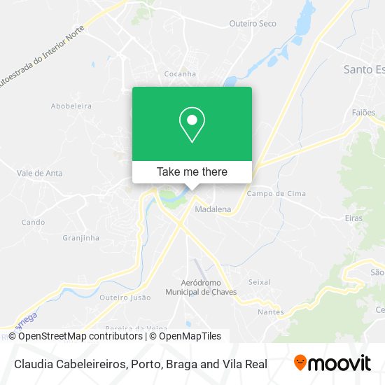 Claudia Cabeleireiros map