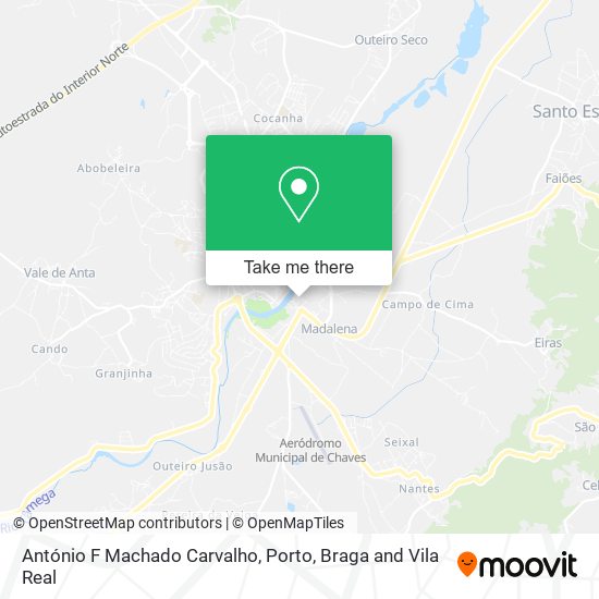 António F Machado Carvalho map