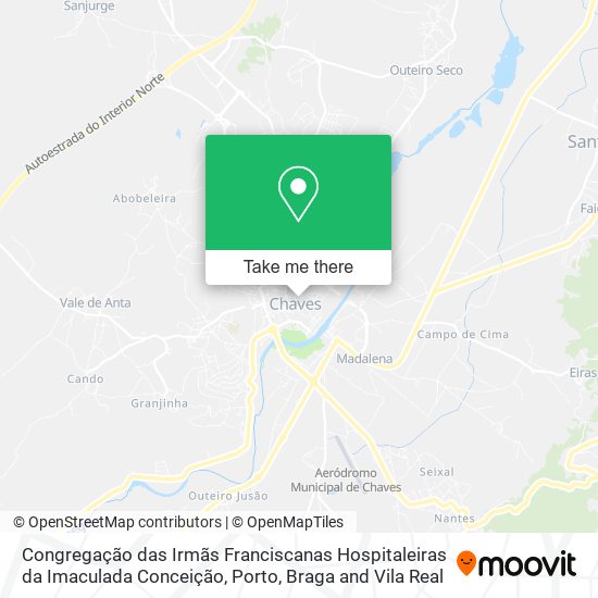 Congregação das Irmãs Franciscanas Hospitaleiras da Imaculada Conceição map