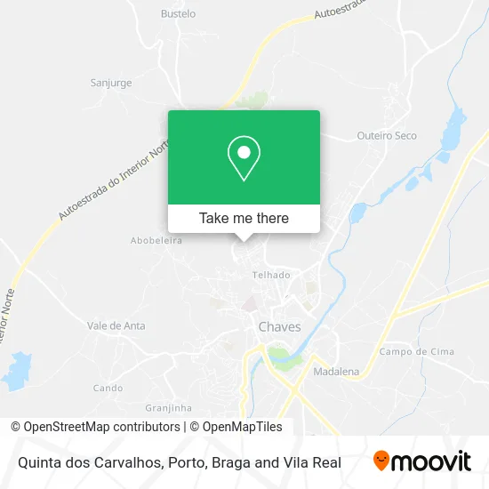 Quinta dos Carvalhos map