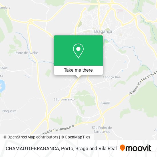 CHAMAUTO-BRAGANCA map