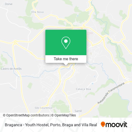 Braganca - Youth Hostel mapa