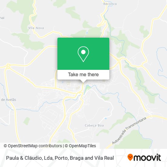 Paula & Cláudio, Lda map