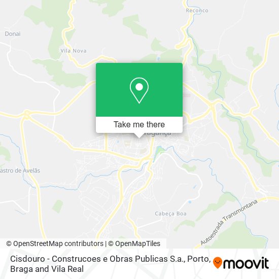 Cisdouro - Construcoes e Obras Publicas S.a. map