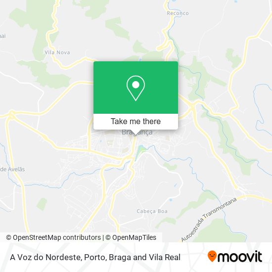 A Voz do Nordeste mapa