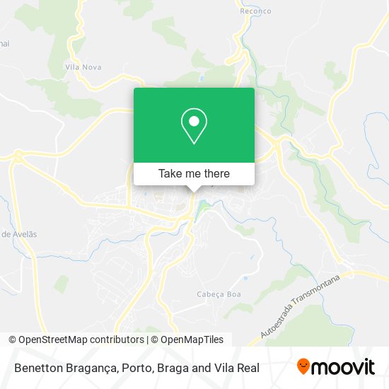 Benetton Bragança map