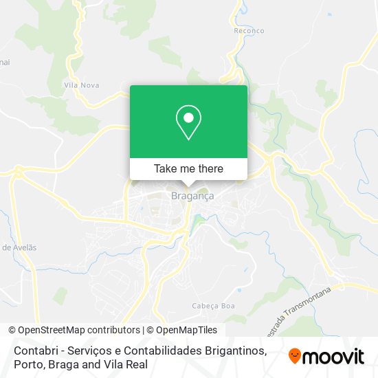 Contabri - Serviços e Contabilidades Brigantinos map