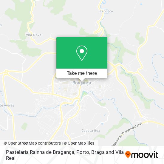 Pastelaria Rainha de Bragança map