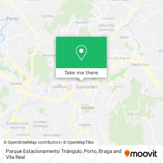 Parque Estacionamento Triângulo mapa