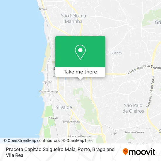 Praceta Capitão Salgueiro Maia mapa