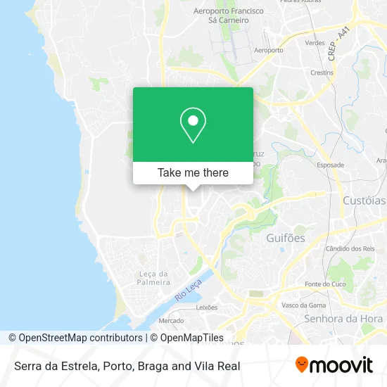 Serra da Estrela map