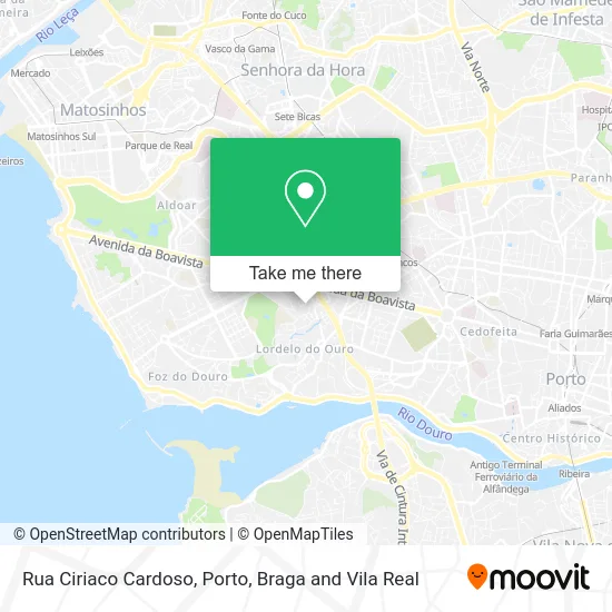 Rua Ciriaco Cardoso map