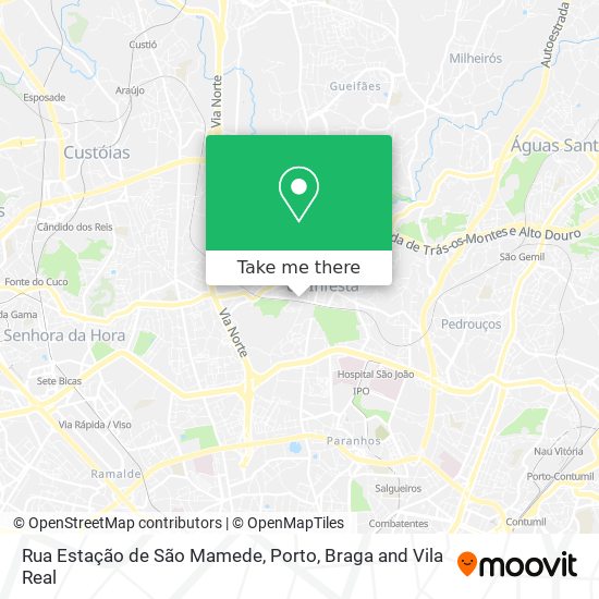 Rua Estação de São Mamede map
