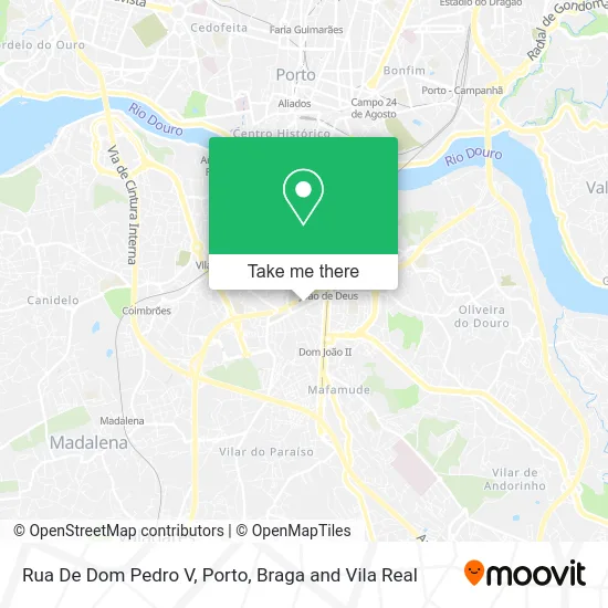 Rua De Dom Pedro V map