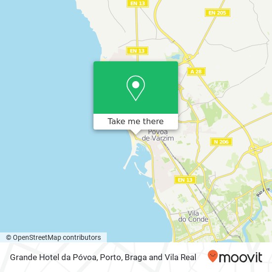 Grande Hotel da Póvoa map