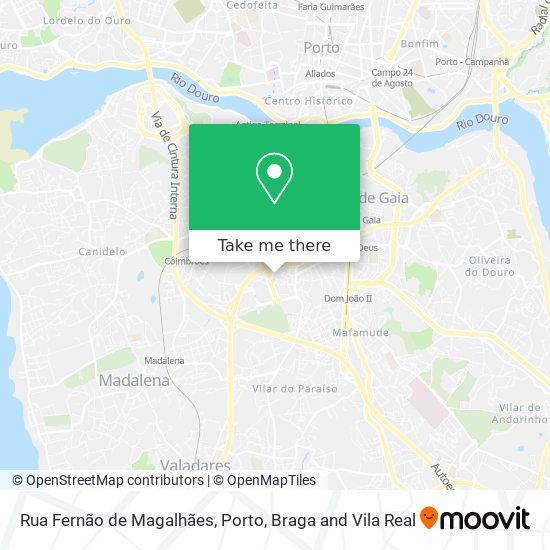 Rua Fernão de Magalhães map