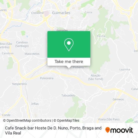 Cafe Snack-bar Hoste De D. Nuno map