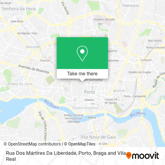 Rua Dos Mártires Da Liberdade map