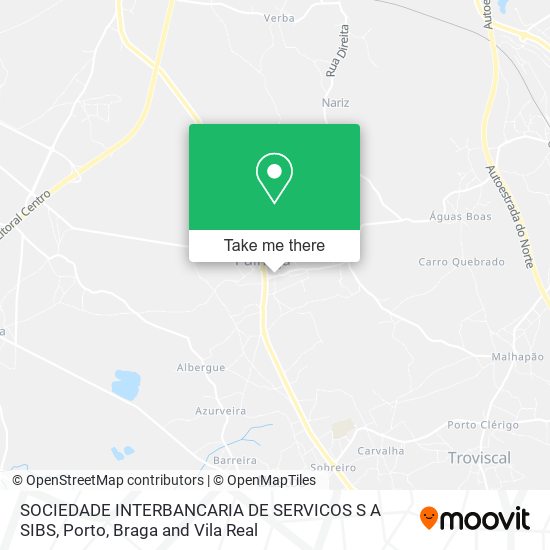 SOCIEDADE INTERBANCARIA DE SERVICOS S A SIBS mapa