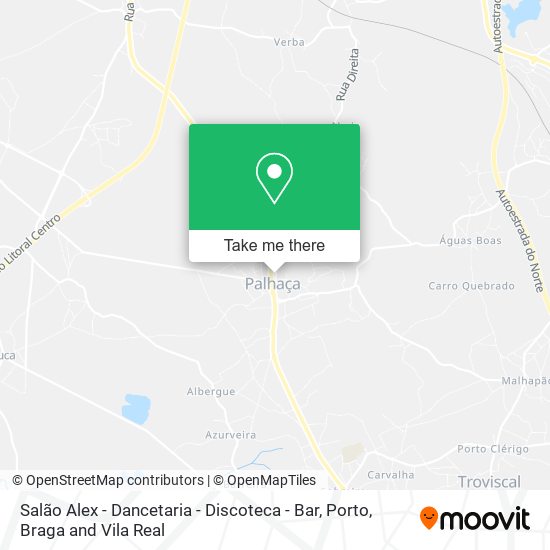 Salão Alex - Dancetaria - Discoteca - Bar map