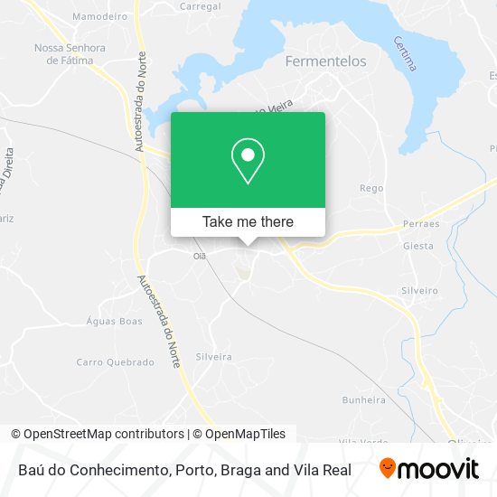Baú do Conhecimento mapa