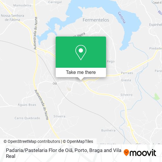 Padaria/Pastelaria Flor de Oiã map