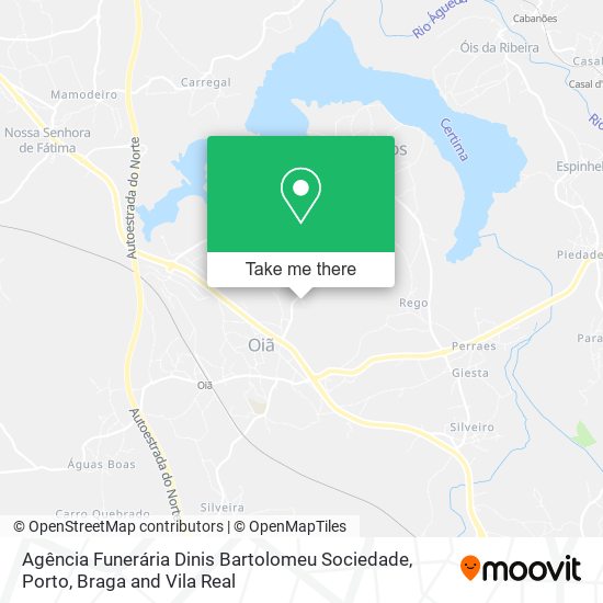 Agência Funerária Dinis Bartolomeu Sociedade mapa