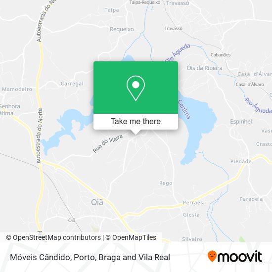Móveis Cândido map