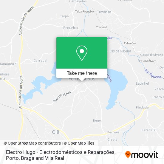 Electro Hugo - Electrodomésticos e Reparações mapa