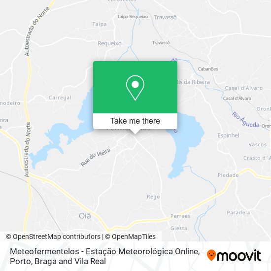 Meteofermentelos - Estação Meteorológica Online map