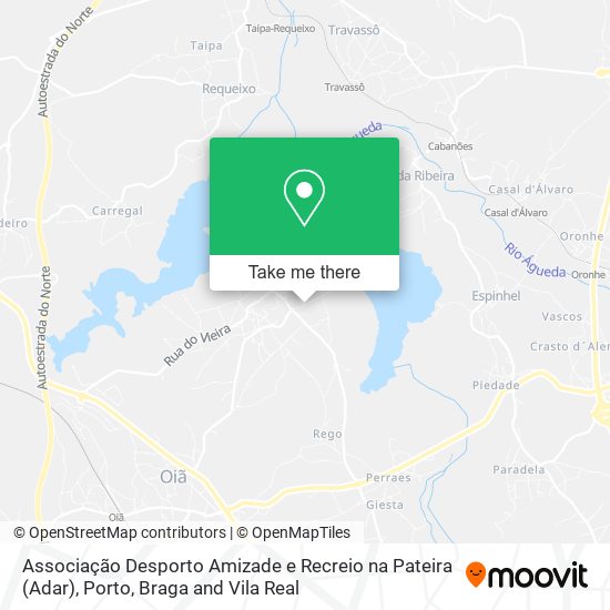 Associação Desporto Amizade e Recreio na Pateira (Adar) map