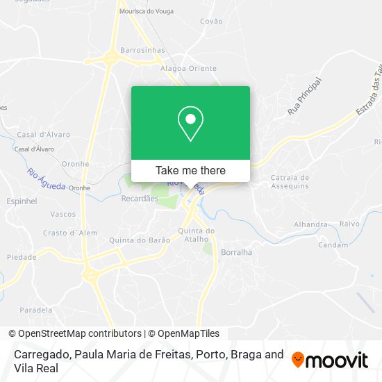 Carregado, Paula Maria de Freitas map