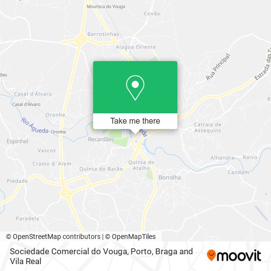 Sociedade Comercial do Vouga mapa