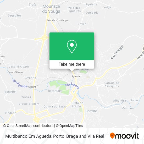 Multibanco Em Águeda mapa