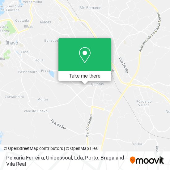 Peixaria Ferreira, Unipessoal, Lda map