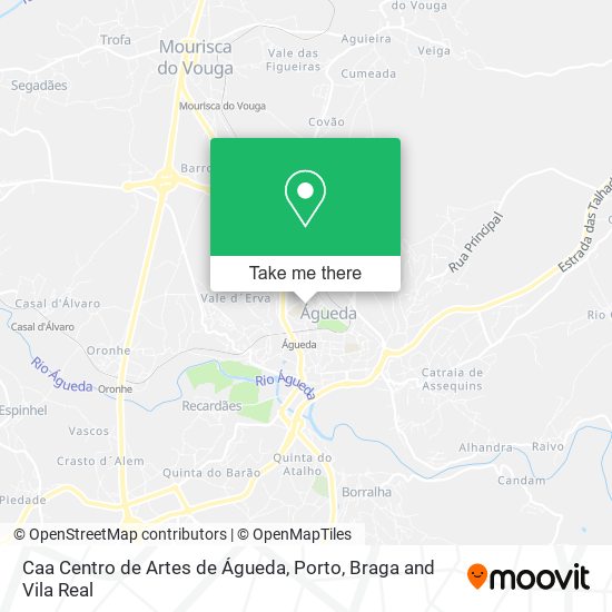 Caa Centro de Artes de Águeda map