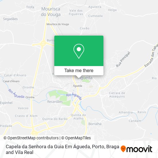 Capela da Senhora da Guia Em Águeda map