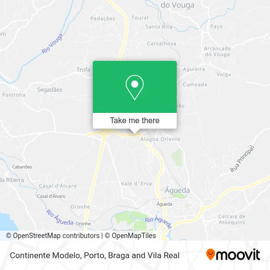 Continente Modelo map