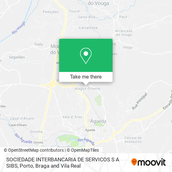 SOCIEDADE INTERBANCARIA DE SERVICOS S A SIBS map