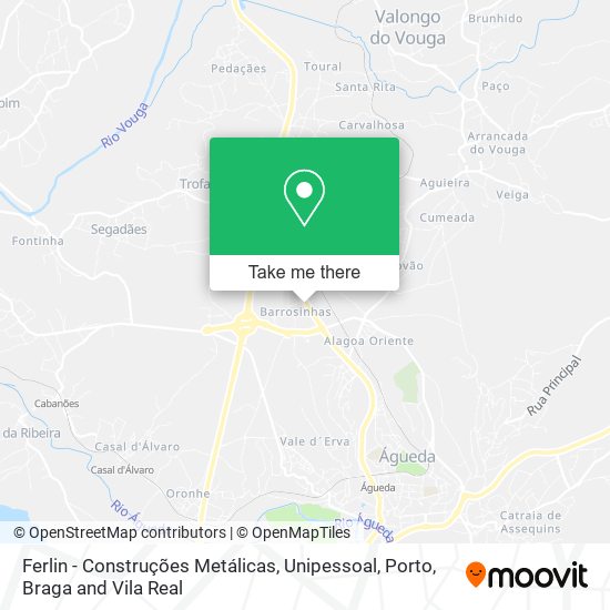 Ferlin - Construções Metálicas, Unipessoal map