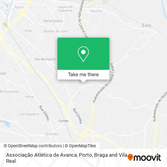 Associação Atlética de Avanca map
