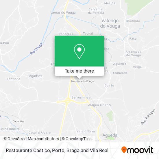Restaurante Castiço mapa