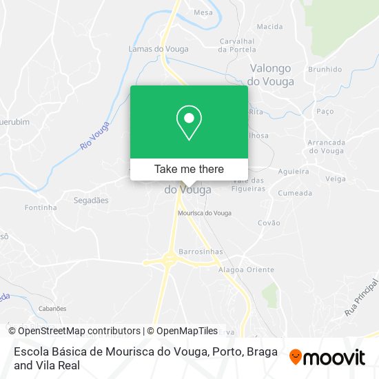 Escola Básica de Mourisca do Vouga map