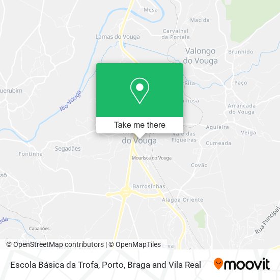 Escola Básica da Trofa map