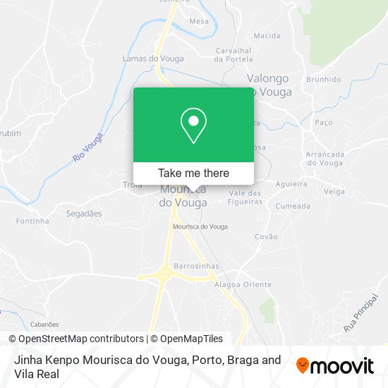 Jinha Kenpo Mourisca do Vouga map
