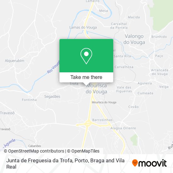 Junta de Freguesia da Trofa map
