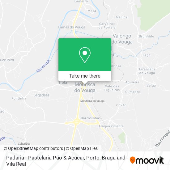 Padaria - Pastelaria Pão & Açúcar map